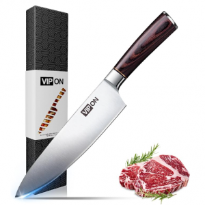 Soufull VIPON 8 inch High Carbon Stainless Steel Kitchen Knife @ Amazon