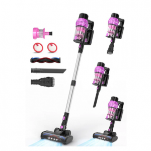 HawKam 30Kpa 无线吸尘器 CA007，80000 RPM 电机，7 合 1 吸尘器，可充电