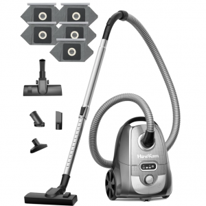 HawKam 罐式真空吸尘器 CA029，1300W 袋装罐式真空吸尘器