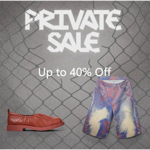 Up to 40% off Private Sale @ Camper