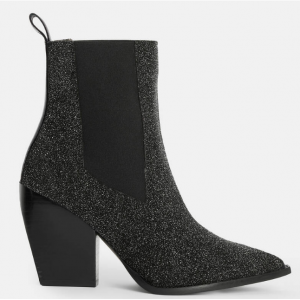 Allsaints Ria Leather Sparkle 高跟靴