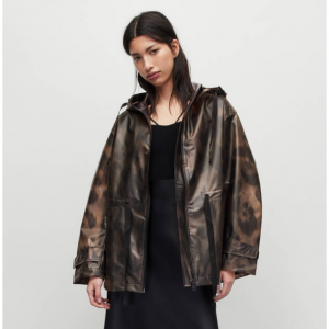 Allsaints Chelsie Leopard 豹纹印花夹克