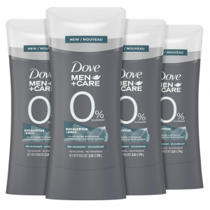 DOVE MEN + CARE Deodorant Stick, GRAY, 2.6 Ounce (Pack of 4) @ Amazon