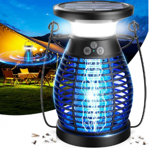 GTERT Solar Bug Zapper, 4200V Mosquito Zapper @ Amazon