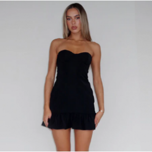 50% Off Note To Self Mini Dress Black @ White Fox