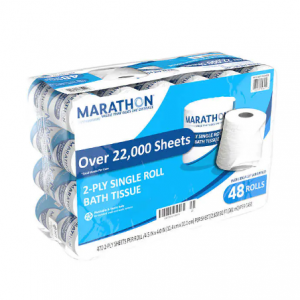 Marathon Bath Tissue, 2-Ply, 470 Sheets, 48 Rolls @ Costco