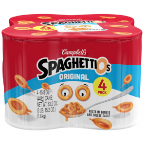 SpaghettiOs Original Canned Pasta, 15.8 oz Can (Pack of 4) @ Amazon