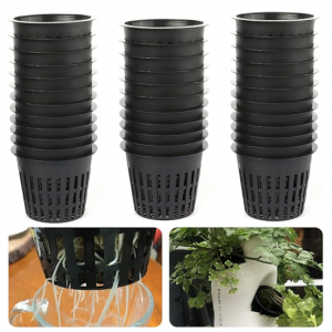 PXEAD 25PCS 3 Inch Net Cups Slotted Mesh Wide Lip with @ Amazon