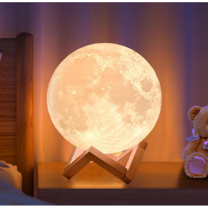 CPLA Moon Lamp 2024 Upgrade 128 Colors with Timing Moon Night Light for Kids @ Amazon