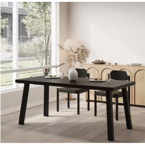 Noble House Southview Black Dining Table @ Home Depot