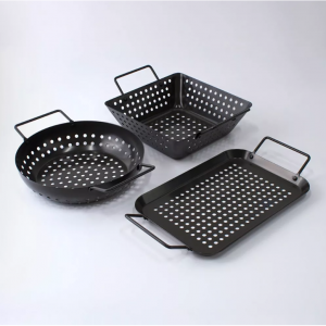 Char-Broil 3pc Grilling Topper Set Black @ Target