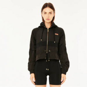 P.E Nation Cropped Man Down Jacket Black 短款夾克