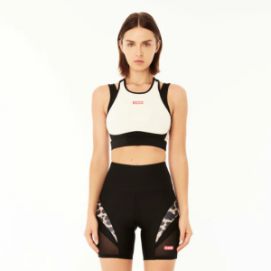 P.E Nation Silverstone Sports Bra In Pearled Ivory 運動內衣