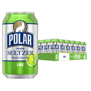 Polar Seltzer 柠檬口味苏打水 12oz 18罐 @ Amazon