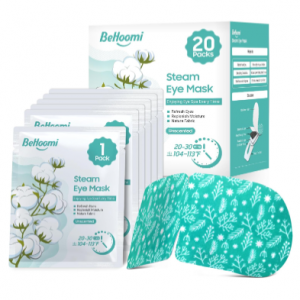 20 Packs Steam Eye Mask, Heated Eye Mask Disposable Warm Compress for Eyes, Self Heating Moist Hea