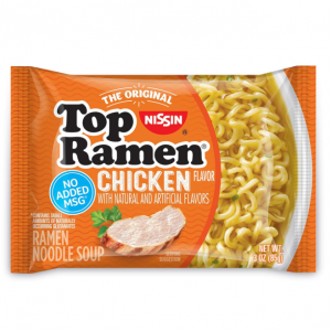 Nissin Top Ramen Noodle Soup, Chicken, 3 Ounce (Pack of 24) @ Amazon