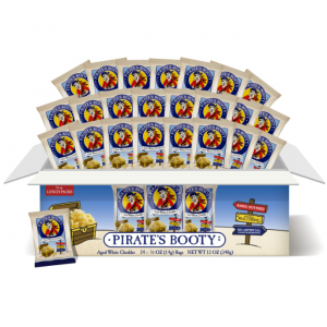 Pirate's Booty Aged White Cheddar Cheese Puffs, 0.5 Ounce (Pack of 24) @ Amazon