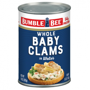 Bumble Bee Whole Baby Canned Clams, 10 oz Can @ Amazon