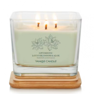 莲花和芦荟味香薰蜡烛 11.25 oz