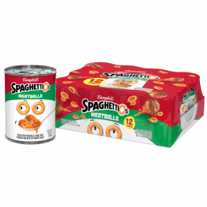 SpaghettiOs 肉丸子意大利麵罐頭 15.6oz 12罐 @ Amazon