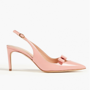 63% Off Rupert Sanderson Mariposa Cutout Bow-detailed Patent-leather @ THE OUTNET APAC