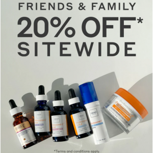 20% Off Friends & Family Sitewide Sale @ Obagi Medical