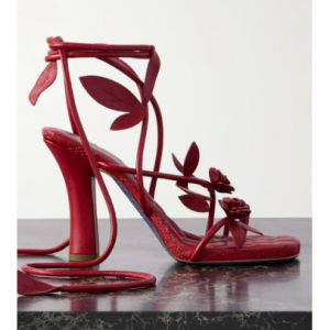 BURBERRY Embellished leather pumps