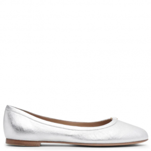 CHLOÉ Marcie silver leather 单鞋