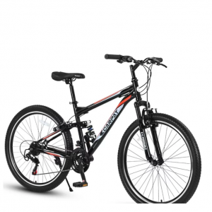 $328 off 26" Mountain Bike for Adult ,Shimano 21-Speed with Disc Brake Bike ,Black @Walmart
