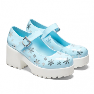 60% Off Tira Blue Mary Janes ' Frosty Kisses Edition' @ Koi Footwear UK