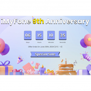 iMyFone 9周年庆热销软件一律4折，AnyTo (SVIP) $15.99一个月，ChatArt $8.79一个月