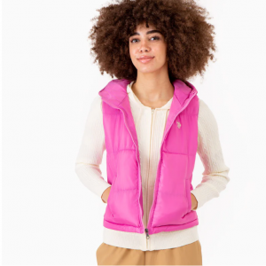 U.S. Polo Assn. 女士连帽背心