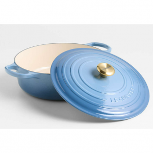 Le Creuset 6.75夸脱圆形铸铁荷兰锅带盖
