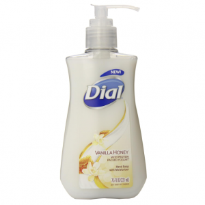 Dial Liquid Hand Soap, Vanilla Honey with Protein Packed Yogurt, 7.5 Fluid Ounces @ Amazon