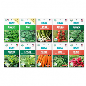 Back to the Roots 100% Organic, Non-GMO Seeds | Variety 10-Pack @ Amazon