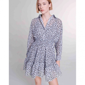 Maje 印花连衣裙