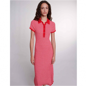 Maje Herringbone knit 连衣裙