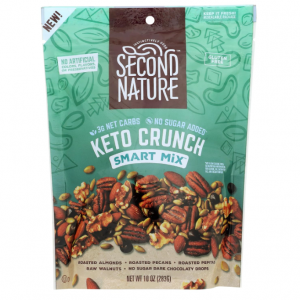 Second Nature Keto Crunch Smart Snack Mix, 10 oz Resealable Pouch @ Amazon