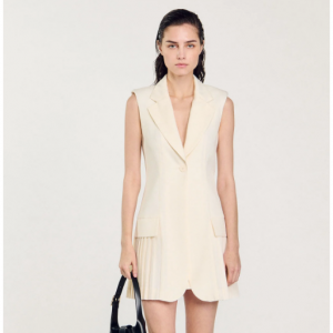 Sandro Paris Short Pleated Suit 连衣裙