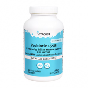 Vitacost Probiotic 15-35 15 Strains -- 35 billion CFU - 240 Vegetarian Capsules