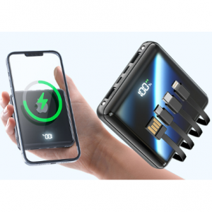 2点購入クーポンで2,230円 ワイヤレス充電可 20800mAh MFi認証済 モバイルバッテリー