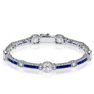 Italo  Milgrain Cushion 手链