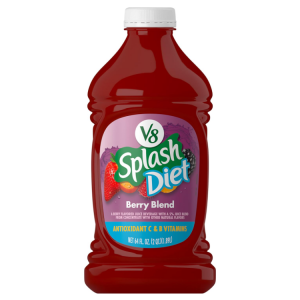 V8 Splash Diet Berry Blend Flavored Juice Beverage, 64 fl oz Bottle @ Amazon