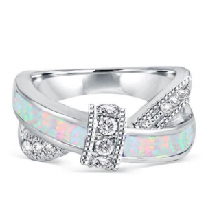 Italo Knot Ring Opal 女士婚戒