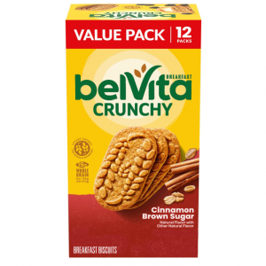 Belvita 肉桂紅糖口味全穀物早餐餅幹 12包