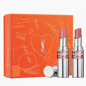 Yves Saint Laurent 粉银圆管唇膏套装