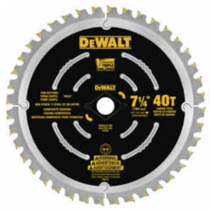 Dewalt 7 1/4 in. 40T 複合地板刀片