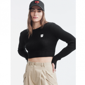 DKNY Cropped Knit 女士针织衫
