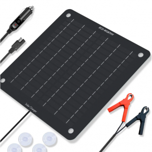 Solar Battery Maintainer 10W 12V for Car & Marine for $35.99 @ECO-WORTHY