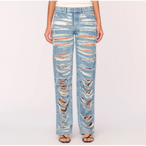 DL1961 Drue Straight Low Rise 32" Jeans 破洞牛仔褲